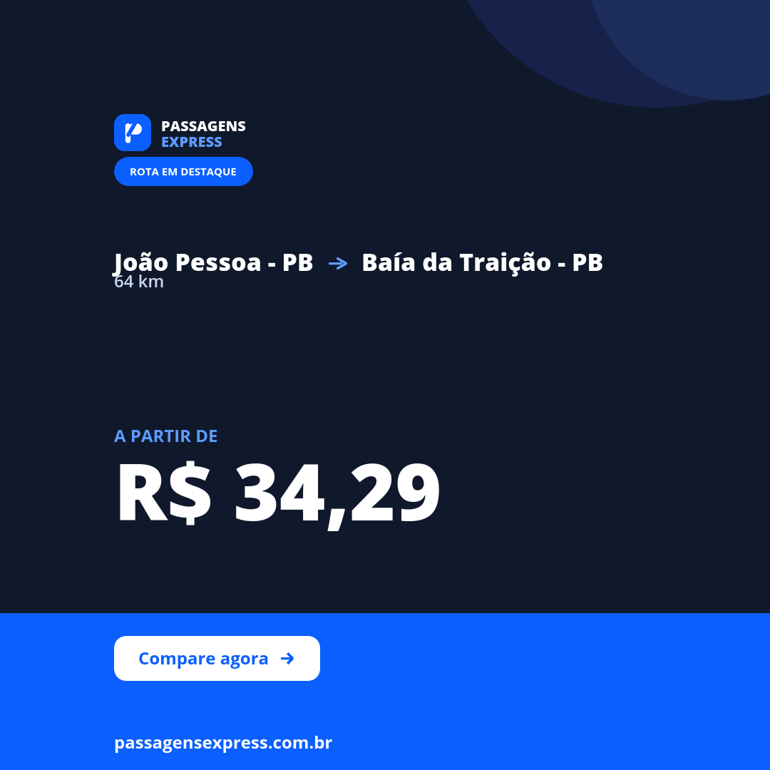 João Pessoa - PB -> Baía da Traição - PB