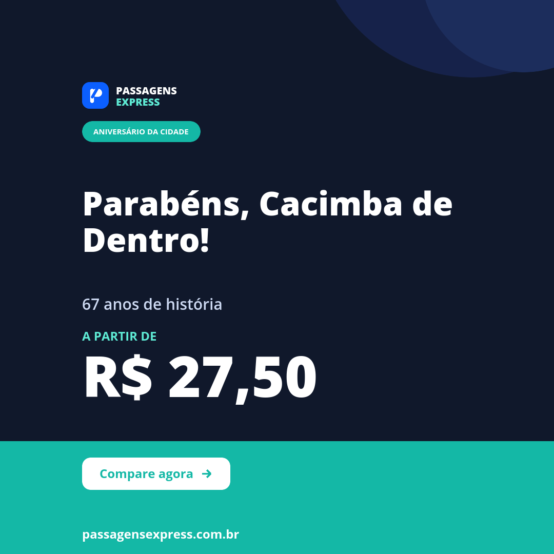 Parabéns, Cacimba de Dentro!